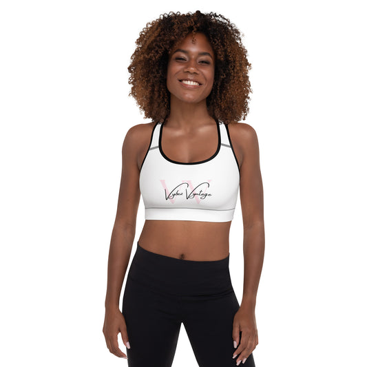 Vybez Vyntage Padded Sports Bra